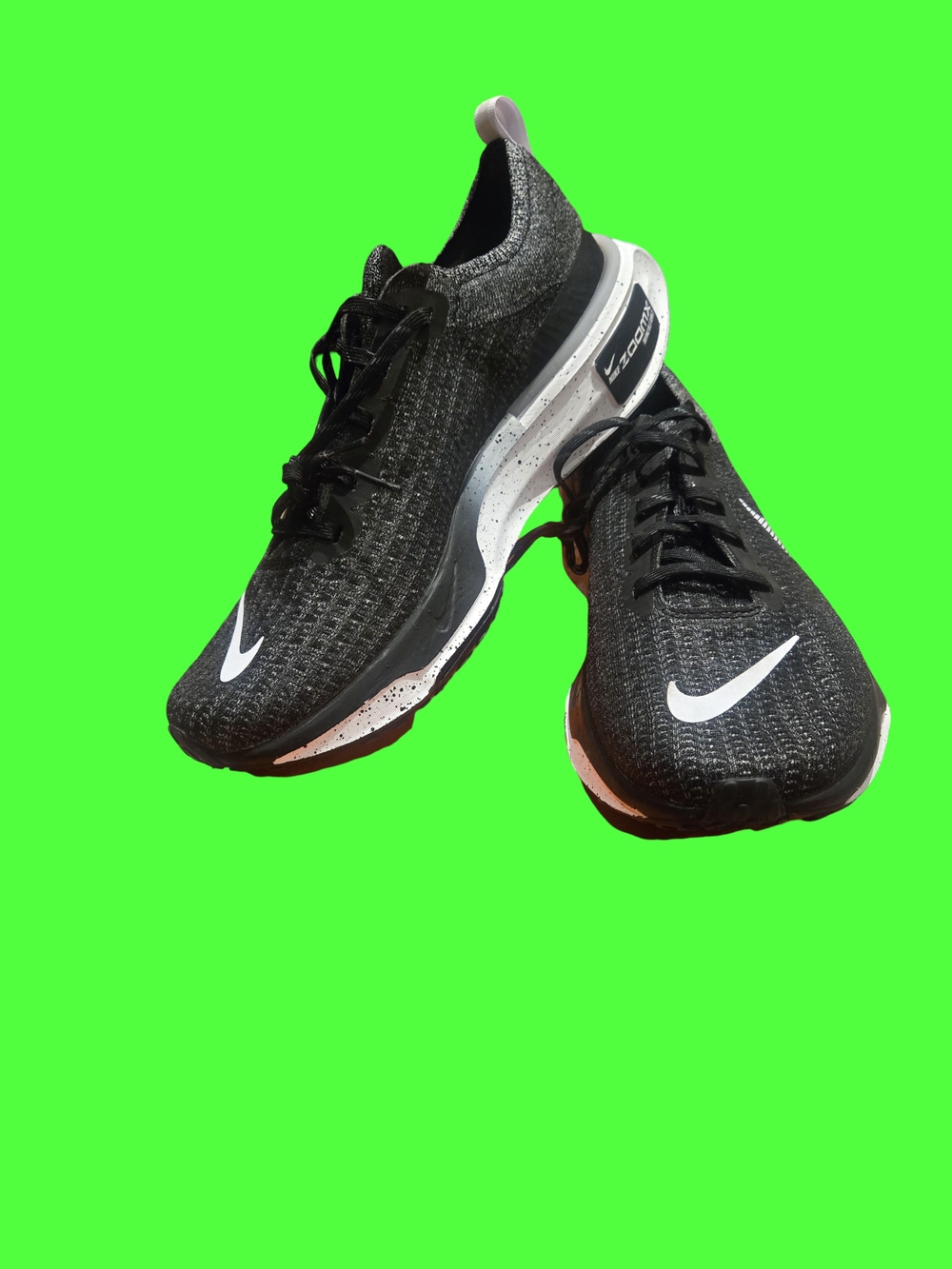Nike Men’s Black Running Shoes with White Swoosh